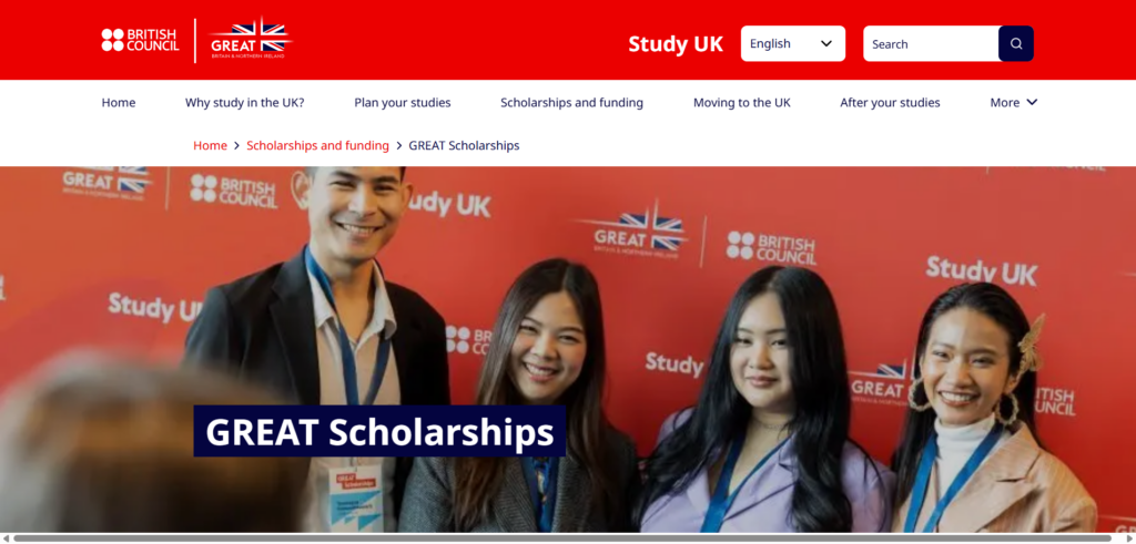 GREAT Scholarships UK